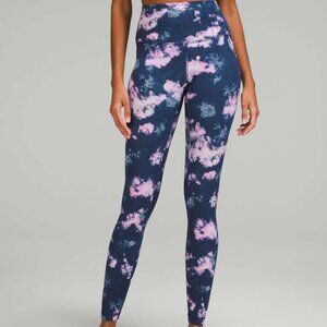 Lululemon Align High-Rise Pant Tie Dye Mineral Blue Size 4